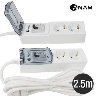 �Ƴ� ���뷮 4000W �輱���ܱ� 2�� ��Ƽ�� 2.5m ���� ������ ���ܱ�